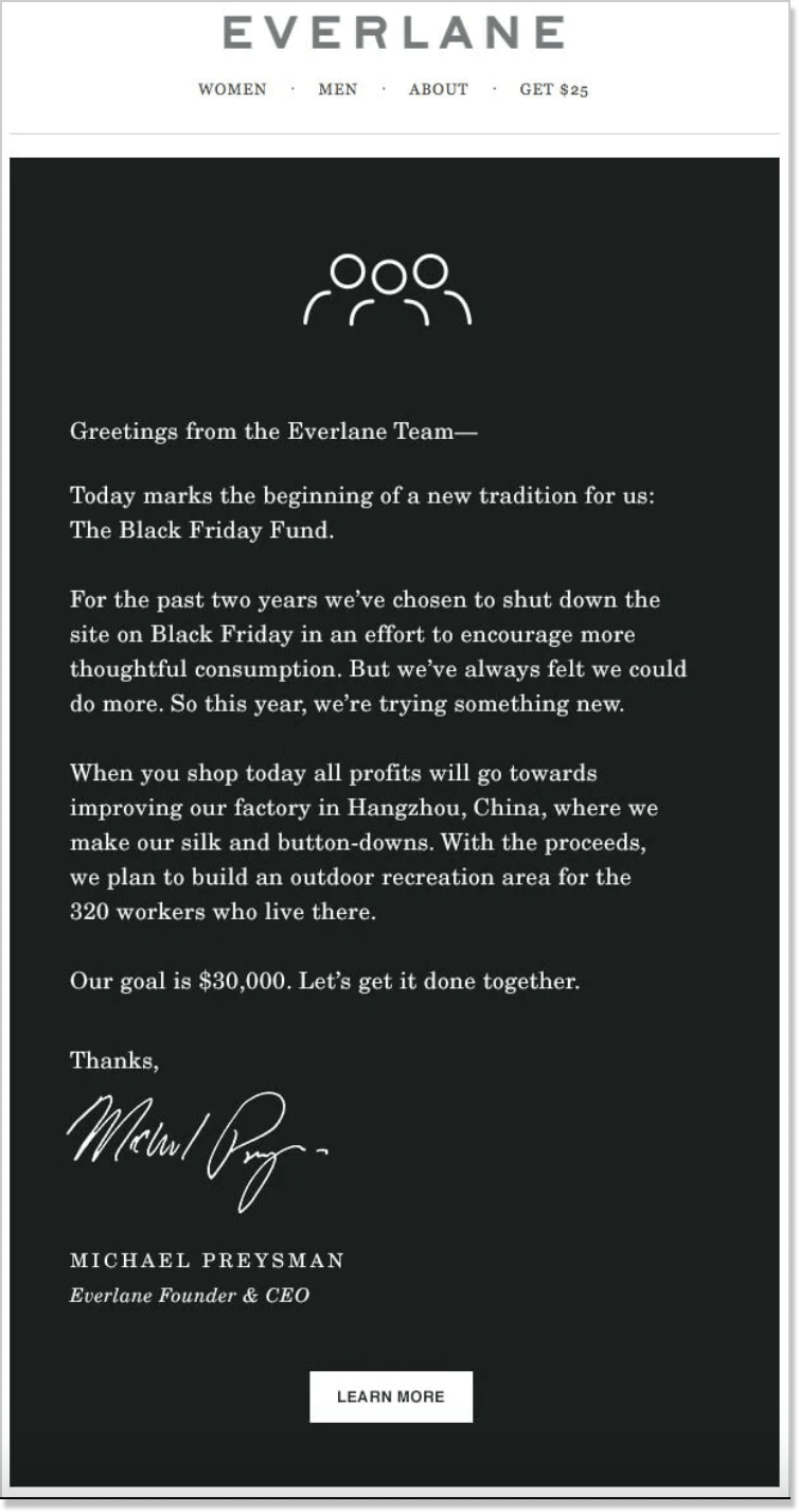 Everlane email