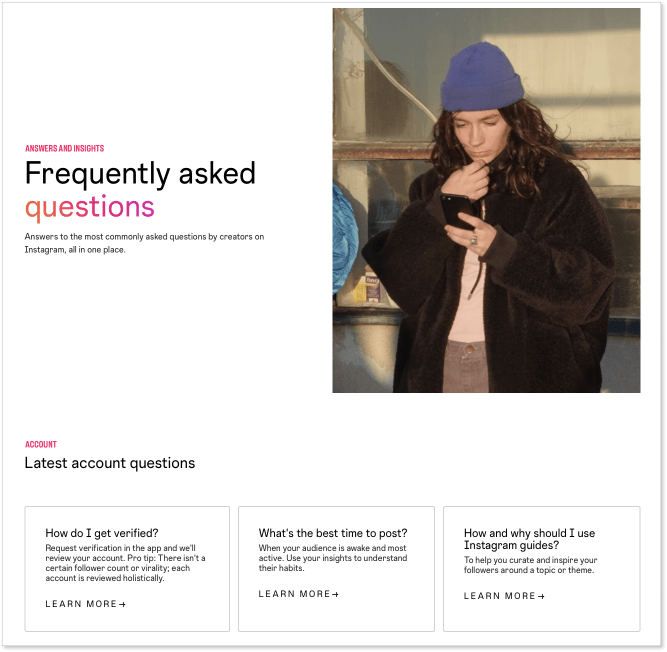 Instagram for creators_ Frequently asked questions