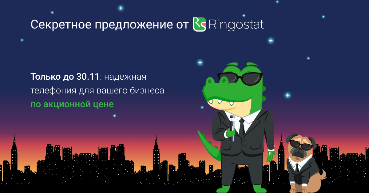 Акция к Черной пятнице от Ringostat